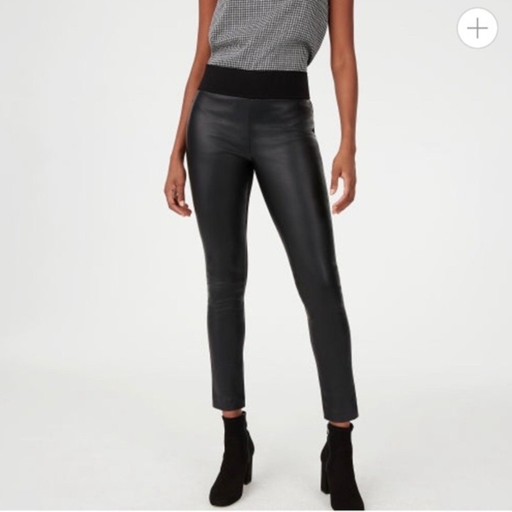 Club Monaco faux leather legging